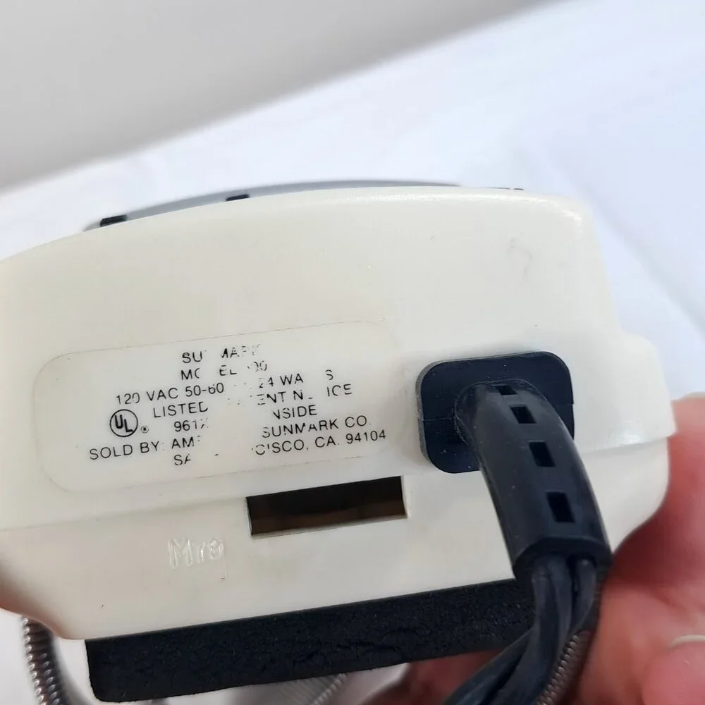 SUNMARK dual action massager Heat model 800 Sun Mark Swedish Style Handheld WORK